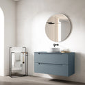 Ensemble KYOTO 100 vasque à poser | Bleu minéral
