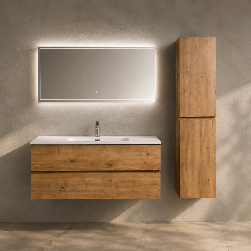 Ensemble Trinité 120 cm | Chêne naturel Carre maison