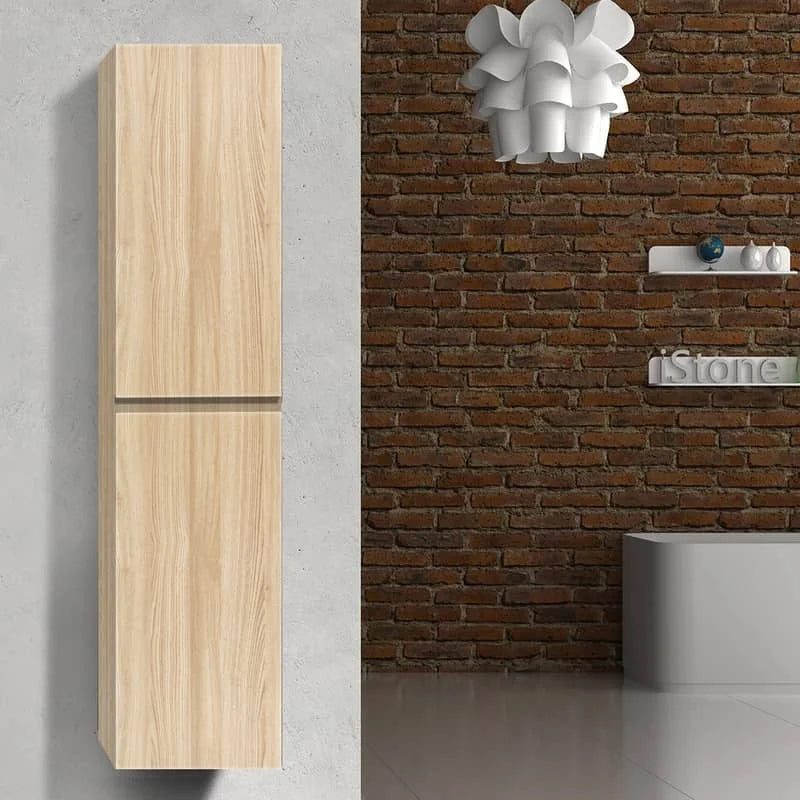 Colonne de rangement | Chêne clair Carre maison