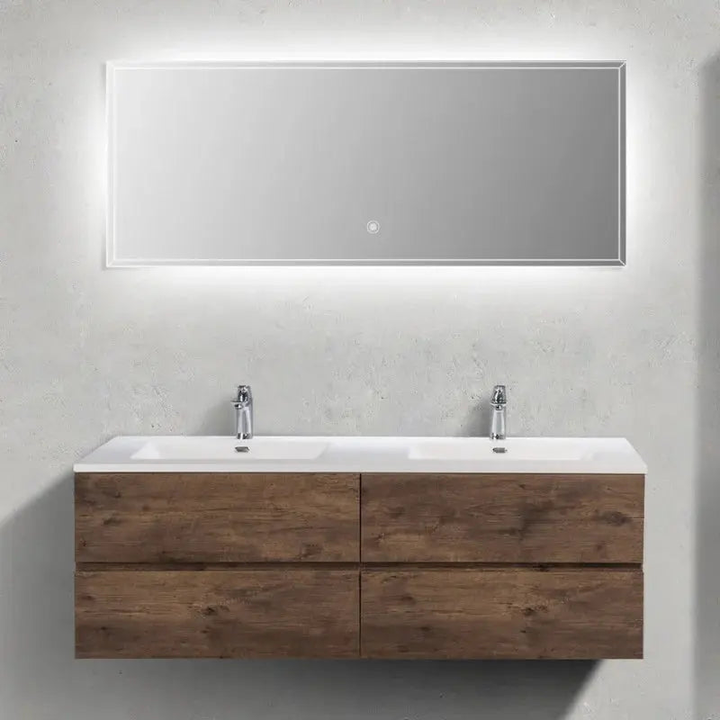 Ensemble Trinité 150 cm | Chêne foncé Carre maison