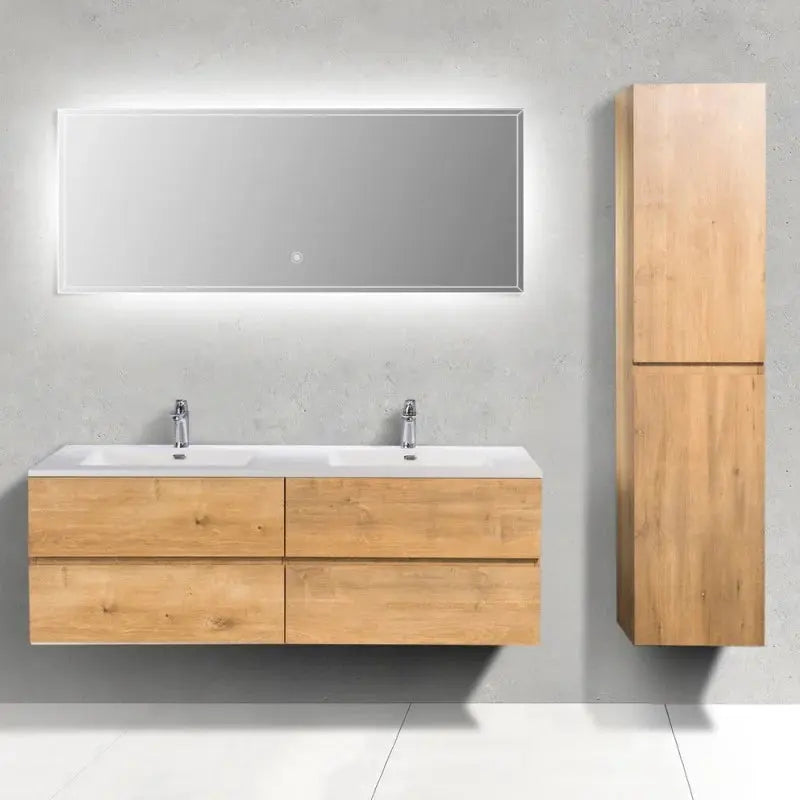 Ensemble Trinité 150 cm | Chêne naturel Carre maison