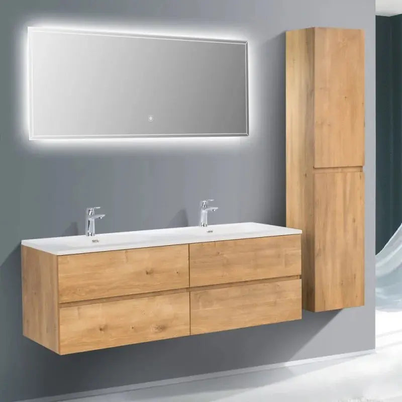 Ensemble Trinité 150 cm | Chêne naturel Carre maison