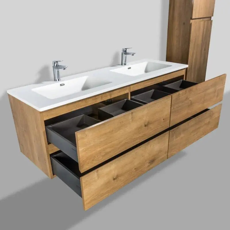 Ensemble Trinité 150 cm | Chêne naturel Carre maison