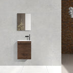 Lave-mains Trinité 40cm | Chêne foncé Carre maison