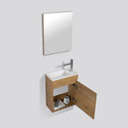Lave-mains Trinité 40cm | Chêne naturel Carre maison